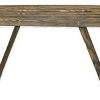 EFD-Slatted-Wooden-Bench-Wild-Black-Finish-Large-Modern-All-Weather-Garden-Patio-Outdoor-Indoor-Bench-Backless-Triangle-Legs-eBook-by-EasyFunDeals-0