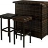 EFD-Wicker-Patio-Bar-Set-of-3-Pieces-Table-Stools-Wicker-Rattan-Design-in-Brown-Color-Outdoor-Garden-Backyard-Lawn-Poolside-Pair-of-Bar-Seats-with-Footstep-eBook-by-EasyFunDeals-0