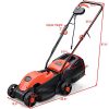 Eight24hours-12-Amp-13-Inch-Electric-Push-Lawn-Corded-Mower-with-Grass-Bag-Red-Only-0-0