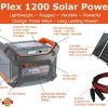 EnerPlex-1200-Solar-Battery-Generator-Kit-with-120W-Mono-crystalline-Solar-Collector-1000W-Pure-Sine-Wave-Inverter-Anderson-M4-Connector-0-2