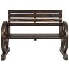 EverestShop-BCP-Patio-Garden-Wooden-Wagon-Wheel-Bench-Rustic-Wood-Design-Outdoor-Furniture-0-0