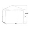 EzyFast-Patented-Anti-Pooling-Instant-Beach-Canopy-Shelter-for-Rain-or-Sunshine-Portable-10ft-x-10ft-Straight-Leg-Pop-Up-Shade-Tent-with-Wheeled-Carry-Bag-0-2