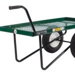 Farm-Tuff-Metal-Deck-2-Wheel-Push-Cart-24-Inch-by-48-Inch-Green-0