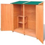 Festnight-Garden-Wooden-Tool-Storage-Shed-Waterproof-Utility-Tools-Organizers-with-Lockable-Doors-543-x-258-x-63-Pine-Wood-0-0