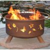 Flower-and-Garden-Fire-Pit-with-Grill-and-FREE-Cover-0