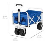 Folding-Utility-Wagon-Garden-Beach-Cart-All-Terrain-Wheels-Removable-Cover-0-2