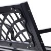 GHP-45-35-Black-Steel-Frame-PVC-Backrest-Mesh-Patio-Deck-Porch-Garden-Bench-Chair-0-1