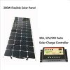 GOWE-flexible-solar-panel-200w-18VDC-monocrystalline-solar-cell-with-1M-connection-wire-charge-12V-battery-0
