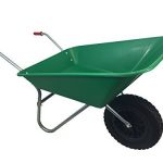 GREEN-PLASTIC-WHEELBARROW-WITH-PUNCTURE-PROOF-PU-WHEEL-by-THREE-WAY-PRESSINGS-0