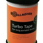 Gallagher-G623564-Electric-Fence-12-Inch-Turbo-Tape-1312-Feet-White-0
