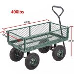 Garden-Carts-Wagons-Heavy-Duty-Utility-Outdoor-Steel-Beach-Lawn-Yard-Buggy-0-0