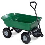Garden-Dump-Cart-Dumper-Wagon-Carrier-Wheelbarrow-With-Ebook-0