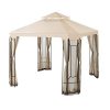 Garden-Winds-LCM1305BCN-RS-Top-Cover-and-Netting-for-The-Cottleville-Gazebo-RipLock-350-Replacement-Canopy-10-x-10-Beige-0