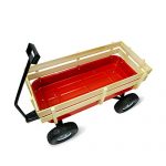 Garden-Yard-Cart-Wagon-With-Wooden-Sides-300-lbs-Load-Capacity-0-0