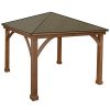 Gazebo-with-Aluminum-Roof-by-Yardistry-Cedar-Wood-12-x-12-Perfect-Addition-for-Patio-or-Garden-0