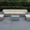 Genuine-Ohana-Outdoor-Patio-Wicker-Furniture-Sectional-Coversation-7pc-Gray-Wicker-Sofa-Set-0