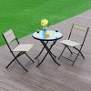 Giantex-3-Piece-Table-Chair-Set-Metal-Tempered-Glass-Folding-Outdoor-Patio-Garden-Pool-0-1