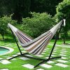 Giantex-Double-Hammock-with-Space-Saving-Steel-Stand-WPortable-Carry-Bag-Powerful-Capacity-0-1