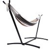 Giantex-Double-Hammock-with-Space-Saving-Steel-Stand-WPortable-Carry-Bag-Powerful-Capacity-0-2