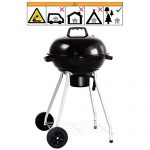 Giantex-Kettle-Charcoal-Grill-wWheels-Shelf-Temperature-Gauge-BBQ-Outdoor-Backyard-Cooking-Black-0-2