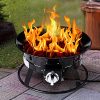 Giantex-Portable-Fire-Bowl-wLava-Rock-58000-BTU-Propane-Gas-Fire-Pit-Adjustable-Flame-Long-Hose-Ring-Base-Smokeless-for-Outdoor-Camping-Patio-RV-Backyard-Deck-0-0