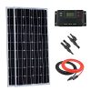 Giosolar-200-Watt-12-Volt-Solar-Panel-Kit-2pcs-100W-Monocrystalline-Solar-Panel-with-20A-LCD-Charge-Controller-for-RV-Boat-Off-Grid-System-0