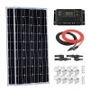 Giosolar-200W-12V-Solar-Panel-Starter-Kit-2pcs-100W-Monocrystalline-Solar-Panel-with-20A-LCD-Charge-Controller-for-RV-Boat-Off-Grid-0