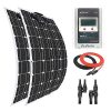 Giosolar-Solar-Panel-200-Watt-12-Volt-Flexible-Solar-Panel-Kit-Battery-Charger-Monocrystalline-with-20A-LCD-MPPT-Charge-Controller-for-Boat-Caravan-Off-Grid-0