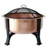Global-Outdoors-26-in-Genuine-Copper-Deep-Bowl-Fire-Pit-with-Screen-Cover-and-Safety-Poker-0