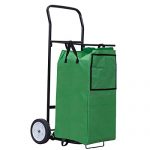 Globe-House-Products-GHP-22x19x45-66-Lbs-Capacity-Green-Multipurpose-Gardening-Leaf-Bag-with-8-Casters-0-1