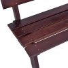 Globe-House-Products-GHP-770-Lbs-Weight-Capacity-Brown-3-Seater-Poplar-Wood-Yard-Garden-Porch-Bench-0-2