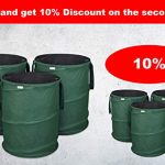 GloryTec-3-Pack-Collapsible-Garden-Bag-45-Gallons-Each-Heavy-Duty-Gardening-Container-Comparative-Winner-2018-Reusable-Trash-Can-for-Leaf-Lawn-and-Yard-Waste-Premium-Bagster-0-0