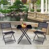 Good-concept-3-pc-Outdoor-Patio-Folding-Square-Table-Chair-Suit-Set-Bistro-Backyard-Yard-Garden-0