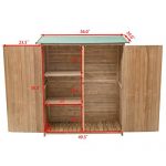 Goplus-Outdoor-Storage-Shed-Tilt-Roof-Wooden-Lockable-Storage-Unit-Fir-Wood-Cabinet-for-Garden-with-Two-Doors-0-1