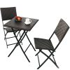 Grand-patio-Parma-Rattan-Patio-Bistro-Set-Weather-Resistant-Outdoor-Furniture-Sets-with-Rust-proof-Steel-Frames-3-Piece-Bistro-Set-of-Foldable-Garden-Table-and-Chairs-Brown-0