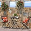 Grand-patio-Parma-Rattan-Patio-Bistro-Set-Weather-Resistant-Outdoor-Furniture-Sets-with-Rust-proof-Steel-Frames-3-Piece-Bistro-Set-of-Foldable-Garden-Table-and-Chairs-Brown-0-2