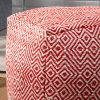 Great-Deal-Furniture-Alston-Outdoor-Modern-Boho-Pouf-Ivory-with-Red-0-1