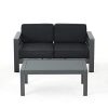 Great-Deal-Furniture-Cybele-Doris-Outdoor-Grey-Aluminum-Loveseat-and-Coffee-Table-Set-with-Dark-Grey-Water-Resistant-Cushions-0