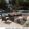 Great-Deal-Furniture-Francis-Outdoor-6-Piece-WickerConcrete-Lightweight-Dining-Set-with-Natural-Oak-Finish-Water-Resistant-Cushions-in-MultibrownBeige-0-0