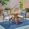 Great-Deal-Furniture-Kohler-Outdoor-3-Piece-Acacia-Wood-and-Wicker-Bistro-Set-Teak-with-Multi-Brown-Chairs-0