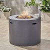 Great-Deal-Furniture-Leo-Outdoor-31-Round-Light-Weight-Concrete-Gas-Burning-Fire-Pit-Dark-Gray-0
