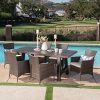 Great-Deal-Furniture-Muriel-Outdoor-7-Piece-Multibrown-Wicker-Dining-Set-with-Brown-Stone-Finish-Light-Weight-Concrete-Dining-Table-and-Beige-Water-Resistant-Cushions-0