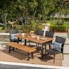Great-Deal-Furniture-Salla-6-Piece-Outdoor-Acacia-Wood-Dining-Set-with-Wicker-Stacking-Chairs-in-Multibrown-with-Teak-Finish-0-0