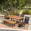 Great-Deal-Furniture-Salla-6-Piece-Outdoor-Acacia-Wood-Dining-Set-with-Wicker-Stacking-Chairs-in-Multibrown-with-Teak-Finish-0-2