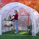 Greenhouse-Weatherguard-Walk-In-Arched-Top-Garden-Hot-House-Fully-Enclosed-Screend-Windows-for-Ventilation-Zippered-Door-6W-x-12L-x-66H-Small-Hobby-Greenhouse-for-large-decks-patios-porches-backyards-0-1