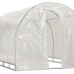 Greenhouse-Weatherguard-Walk-In-Arched-Top-Garden-Hot-House-Fully-Enclosed-Screend-Windows-for-Ventilation-Zippered-Door-6W-x-12L-x-66H-Small-Hobby-Greenhouse-for-large-decks-patios-porches-backyards-0
