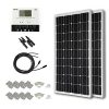 HQST-200-Watt-12-Volt-Monocrystalline-Solar-Panel-Kit-with-30A-Negative-Ground-PWM-LCD-Display-Charge-Controller-0