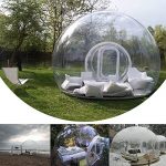 HUKOER-Stylish-Conservatory-Play-Area-for-Children-Greenhouse-or-GazeboOutdoor-Single-Tunnel-Inflatable-Bubble-TentFamily-Camping-Backyard-Transparent-Tent-With-Blower-0-1