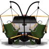 Hammaka-Hammock-Hitch-Stand-with-2-Cradle-Chairs-and-BlueGreen-Parachute-Hammock-0-0