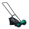 Hand-Push-Lawn-Adjustable-Reel-Mower-wGrass-Catcher-5-Blade-Classic-0-1